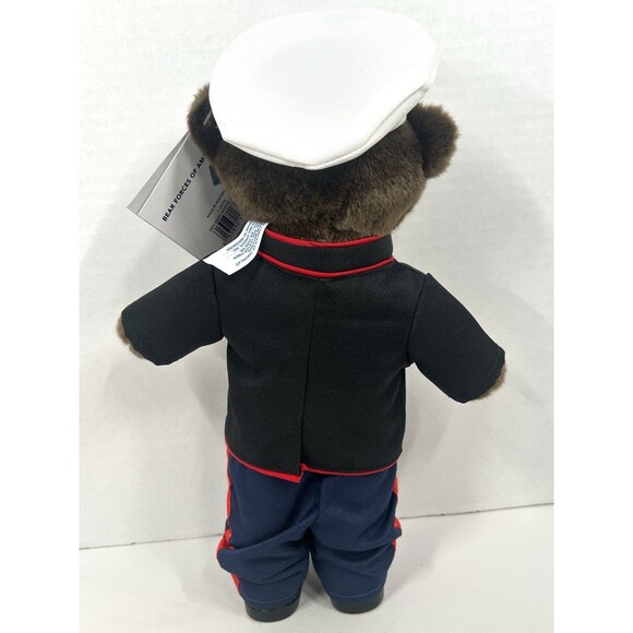 US Marine Corps (USMC) Dress Blues 12” Mini Brown Teddy Bear - No Belt - Picture 5 of 6